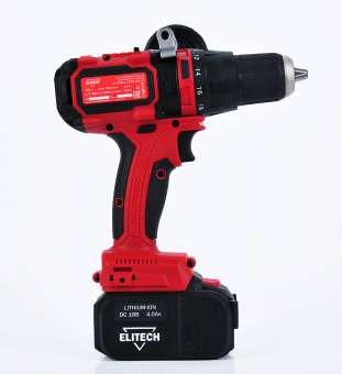 Шуруповерт аккумуляторный Elitech ДА 18 УБЛ2