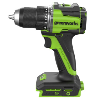 Дрель-шуруповерт аккум. Greenworks DD560 (24v.б/щет,30/60 Нм,13мм,Anti-kickback,2х2Ач,ЗУ).3708407CUC