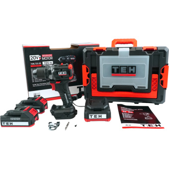 Шуруповерт аккум.TEH TDBL720 (20V,70Нм, 0-500/2100об/мин, БЗП 13мм, без АКБ и ЗУ, кор) 
