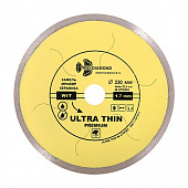 Диск алмазный TRIO DIAMOND 230*10*25,4 Сплошной Ультра тонкий Hot press UTW506