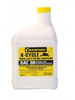 Масло CHAMPION 0,6л 4-х тактное SAE-30  100005E