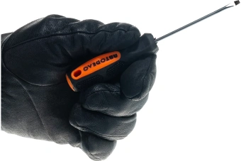 Отвертка АвтоДело шлицевая 75*3,0 с кругл. стержнем 30707-АД