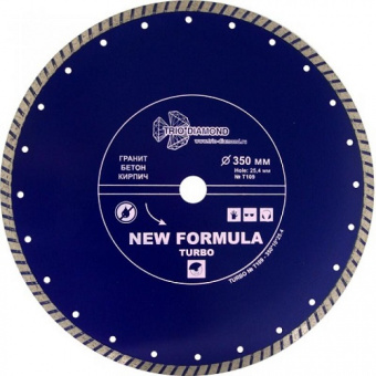 Диск алмазный TRIO DIAMOND 350*25,4 Турбо Т109