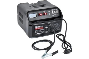 Устройство пуско-зарядн. Elitech EBC 30/120 (12/24В,0.8/3.6кВт,12/20А,ак20-400Ач,120А,13.5кг) 206811