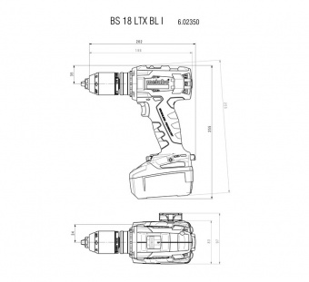 Шуруповерт Metabo BS 18 LTX BL I без акк. и ЗУ 