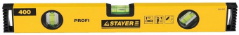 Уровень STAYER "PROFI" Level 400мм строительный фрезерованный 3466-040