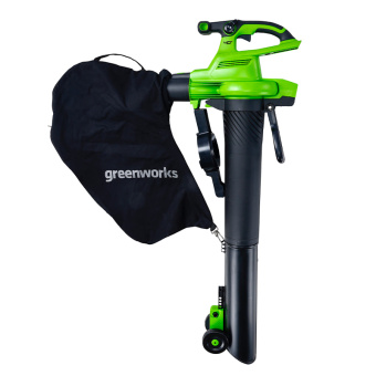 Воздуходув-Садовый Пылесос аккумуляторный Greenworks GD40BVII  2406907 без АКБ и ЗУ