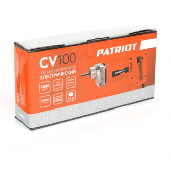 Вибратор для бетона глубинный PATRIOT CV 100 с гибким валом и булавой в комплекте 130301100