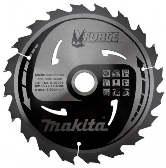 Диск пильный Makita 235*30*2,3*20Т В-07995