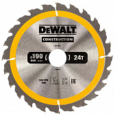 Пильный диск Dewalt CONSTRUCT 190/30 24 АТВ +10* DT1944-QZ