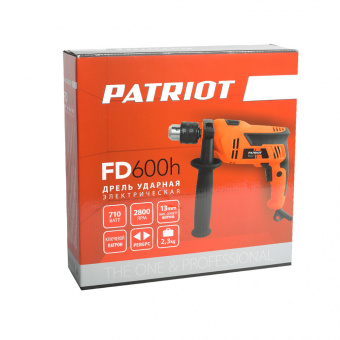 Дрель электрическая PATRIOT FD 600 H с ударом 120301440