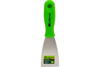 Шпатель Сибртех 60мм, нержавеющая сталь, пластмассовая ручка 85546