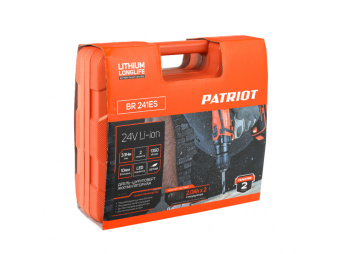 Дрель-шуруповерт аккумуляторная PATRIOT BR 241 ES 180201241