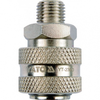 Переходник Yato 1/4 быстросъем "мама"-"папа" 2390-YT