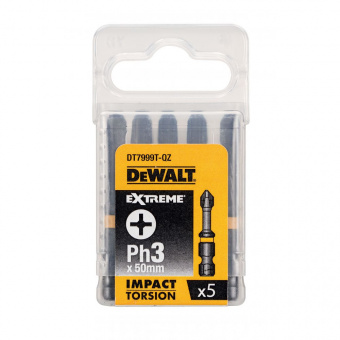 Набор бит DeWalt PH3 50мм ударные IMPACT TORSION DT7999T-QZ 