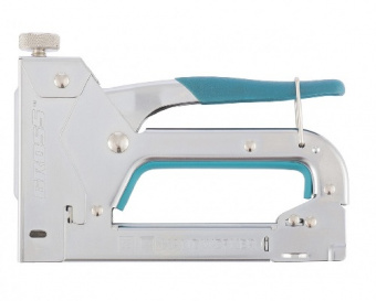 Степлер мебельный GROSS Handwerker регулируемый стальной корпус,тип скобы 53 4-14мм 41000