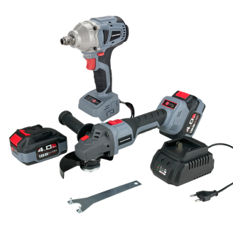 НАБОР 2в1 ProfiPower УШМ E0080 и гайковерт E0081   E0092