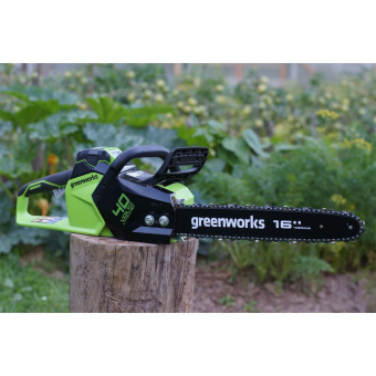 Пила цепная Greenworks GD40CS18K2 2005807UA