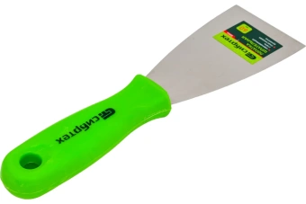 Шпатель Сибртех 60мм, нержавеющая сталь, пластмассовая ручка 85546