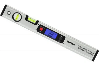 Уровень электронный Elitech 40см, 4х90град, 2 пузырьковых уровня 2210.003900 204895