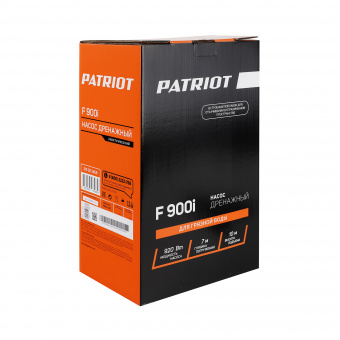 Насос PATRIOT дренажный F 900 i