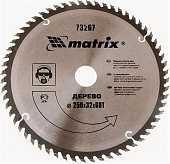 Диск пильный Matrix Professional по дереву 250*32мм, 60 зубьев 73267