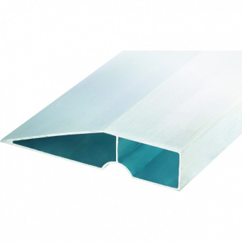 Правило алюминиевое "Трапеция" 1 ребро жесткости L-1 м Сибртех