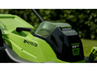 Газонокосилка аккумуляторная Greenworks GD24LM33  2516107 без АКБ и ЗУ