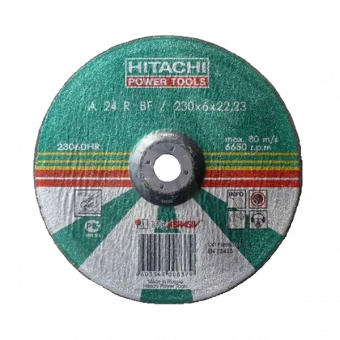 Круг шлифовальный по металлу 230*6*22,2 Hitachi