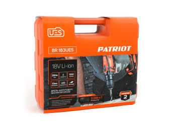 Дрель-шуруповерт аккумуляторный PATRIOT BR183UES 180201483