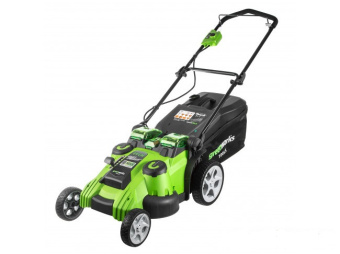 Газонокосилка аккумуляторная Greenworks G40LM49DB TwinForce  2500207 без АКБ и ЗУ