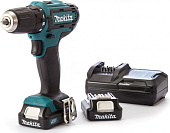 Шуруповерт аккумуляторный Makita DF333DWYE (12В,2х1.5АчLi-ion(слайдер),0-450\1700об\м,30\14Нм,1,1кг)