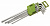 Набор ключей ДелоТехники Torx Г-обр. 9шт CV (Т10-Т50) удл. 563091-ДТ