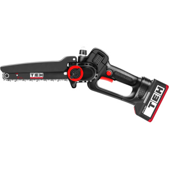 Пила аккум. цепная МИНИ TEH LPS508-1B (20см, 1,4”, 45зв, 1,1мм, Max.диам. среза:190мм, АКБ 4Ач, ЗУ)