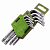 Набор ключей ДелоТехники Torx Г-обр. 9шт CV (Т10-Т50) 563090-ДТ