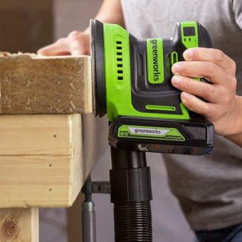 Эксцентриковая шлифмашина Greenworks 125мм OS325 (без АКБ и ЗУ) 3100907