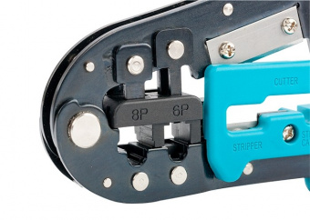 Клещи GROSS для обжима телефонных и компьютерных клемм RJ-45, RJ-11