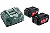 Набор Metabo аккумуляторы 5,2Ач 18В + ЗУ ASC 145 230В  Basic-Set 5.2    685051000 