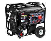 Бензогенератор Hyundai HHY 9000FE (230В, 15 л.с., 420сс, запуск ручной/электро/авто, 76 кг)