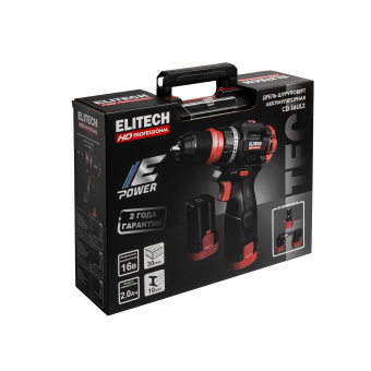 Шуруповерт аккум. м/ф ELITECH HD CD 16UL2 (E2201.078.02)