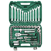 Набор инструмента1/4"-1/2" 61пр  БелАК Мастер 07019-БАК