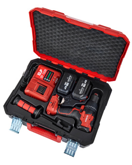 Шуруповерт аккум. Elitech ДА 21 УБЛ2 (ударн.,20В,2х4.0Ач,ELP,БЗП-13мм,0-500/2100об/мин,120Нм,1.3кг)