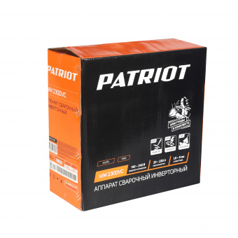 Сварочный аппарат инверторный PATRIOT WM 230 DVC MMA 605302024