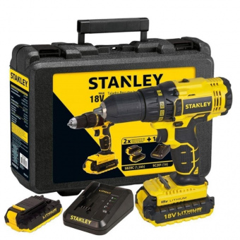 Шуруповерт аккумуляторный Stanley SCD 201 D2K-RU