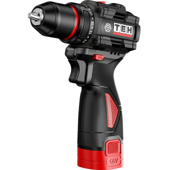 Шуруповерт аккум.TEH TDBL316-2B( патрон 10 мм.,16,8 V. 50Нм. 2 шт. Акб 2 Ач, ЗУ, кейс)