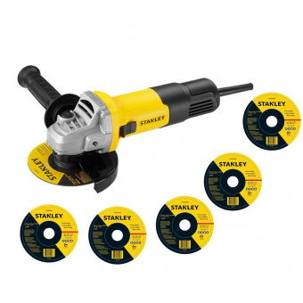 УШМ STANLEY SG 7125 D-RU + 5 кругов в комплекте