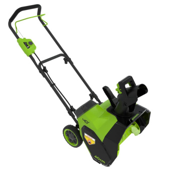 Снегоуборщик аккумуляторный Greenworks 2603607UG, 40V, 40 см, 1хАКБ 5 Ач и ЗУ