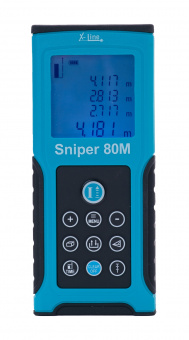 Измеритель длины SNIPER 80M лазерный X-Line