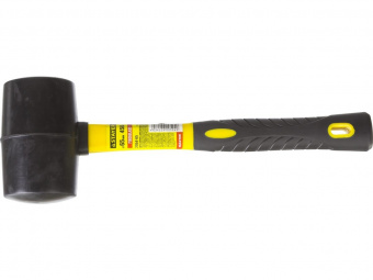 Киянка STAYER Professional резиновая ЧЕРНАЯ с фиброгласс. ручкой 2054-65