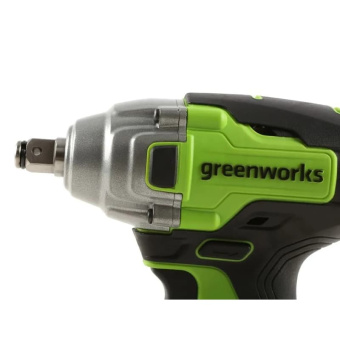 Гайковерт ударный аккумуляторный Greenworks GD24IW400 24V  3802907 без АКБ и ЗУ